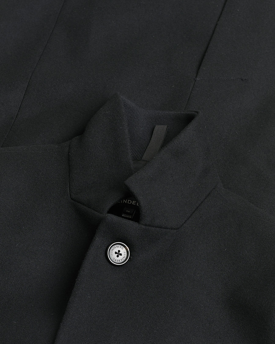 Herre | Pre-owned Jakker | Pre-owned | J.Lindeberg Holger 2.0 Melton Coat Black 50