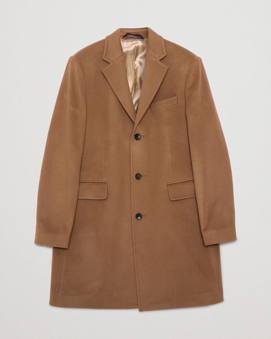 Herre | Morris Wool/Cashmere Coat Camel | Pre-owned | Morris Wool/Cashmere Coat Camel