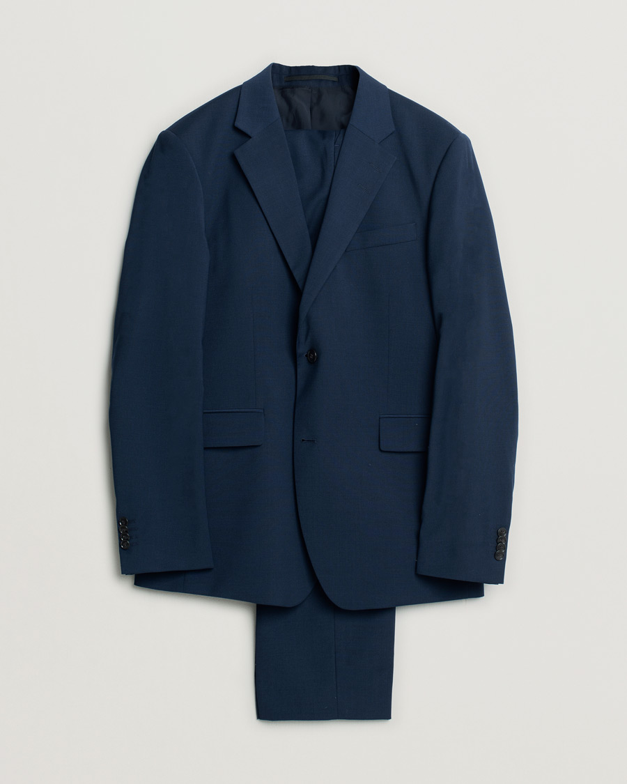 Herre | Tiger of Sweden Justin/Tenuta Wool Suit Navy 50 | Pre-owned | Tiger of Sweden Justin/Tenuta Wool Suit Navy 50