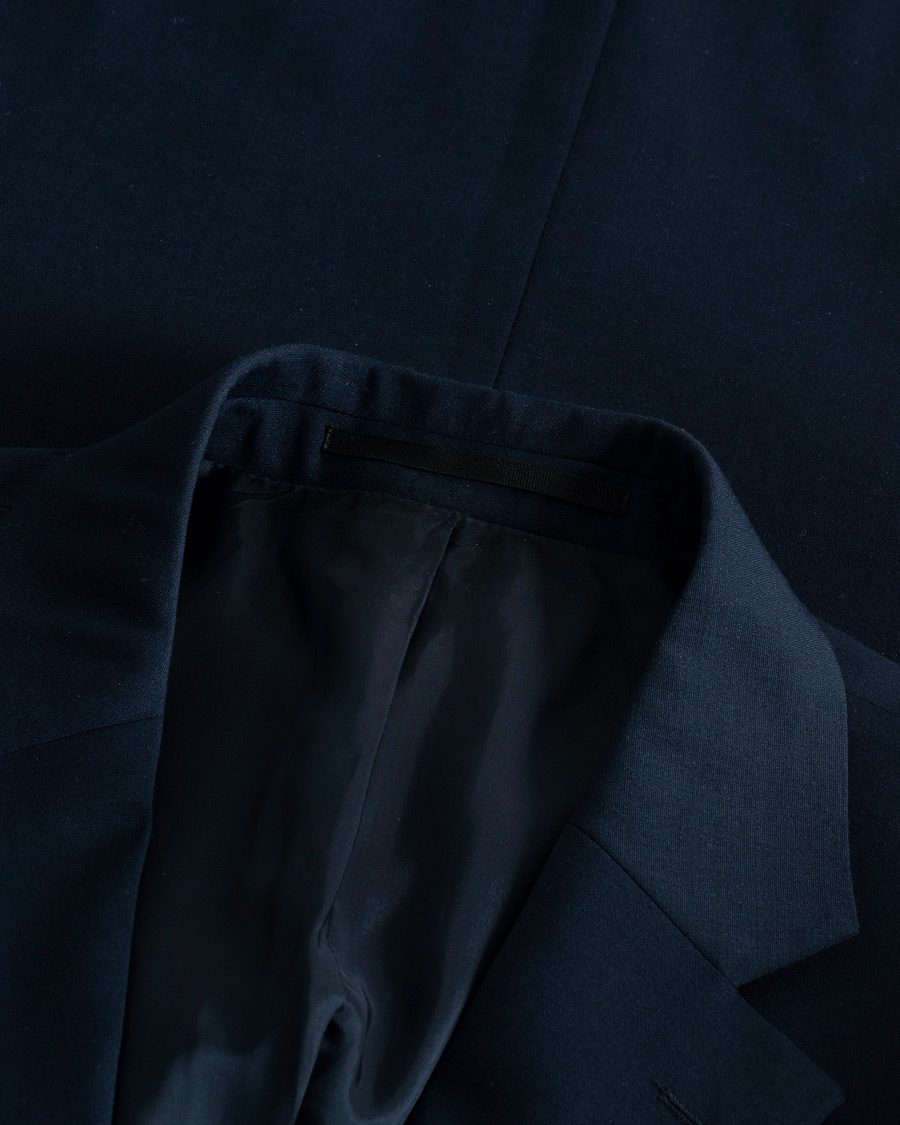 Herre | Tiger of Sweden Justin/Tenuta Wool Suit Navy 50 | Pre-owned | Tiger of Sweden Justin/Tenuta Wool Suit Navy 50