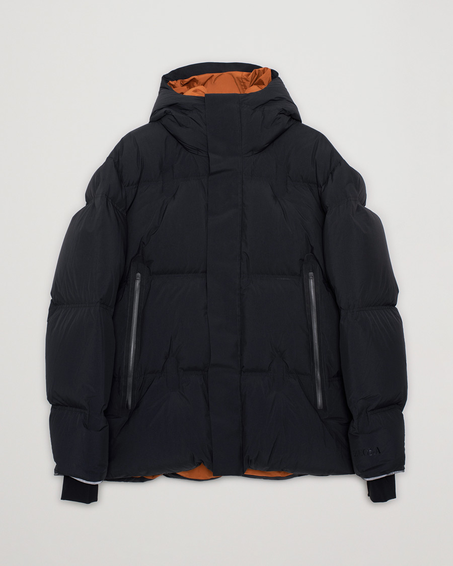 Herre | Jakker | Pre-owned | Zegna Laminated Down Jacket Black
