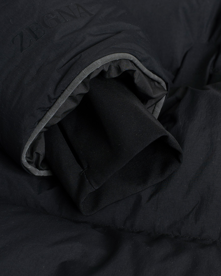 Herre | Jakker | Pre-owned | Zegna Laminated Down Jacket Black
