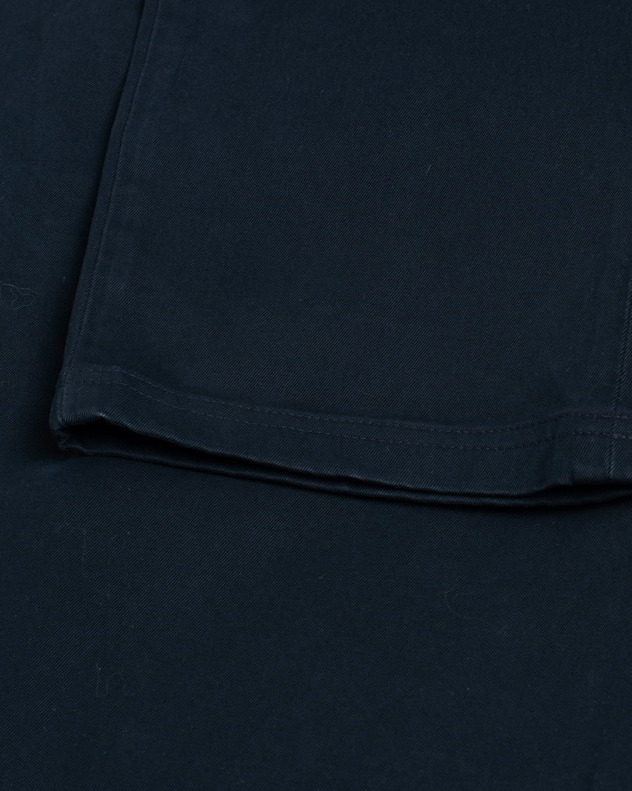 Herre | Incotex Slim Fit Cotton Stretch Chinos Navy | Pre-owned | Incotex Slim Fit Cotton Stretch Chinos Navy
