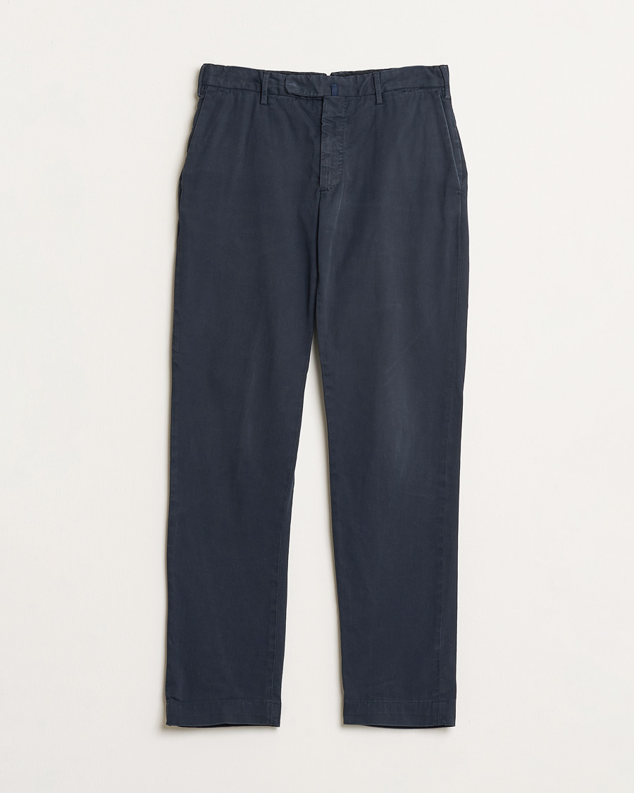 Herre | Pre-owned Bukser | Pre-owned | Incotex Slim Fit Cotton Stretch Chinos Navy 48