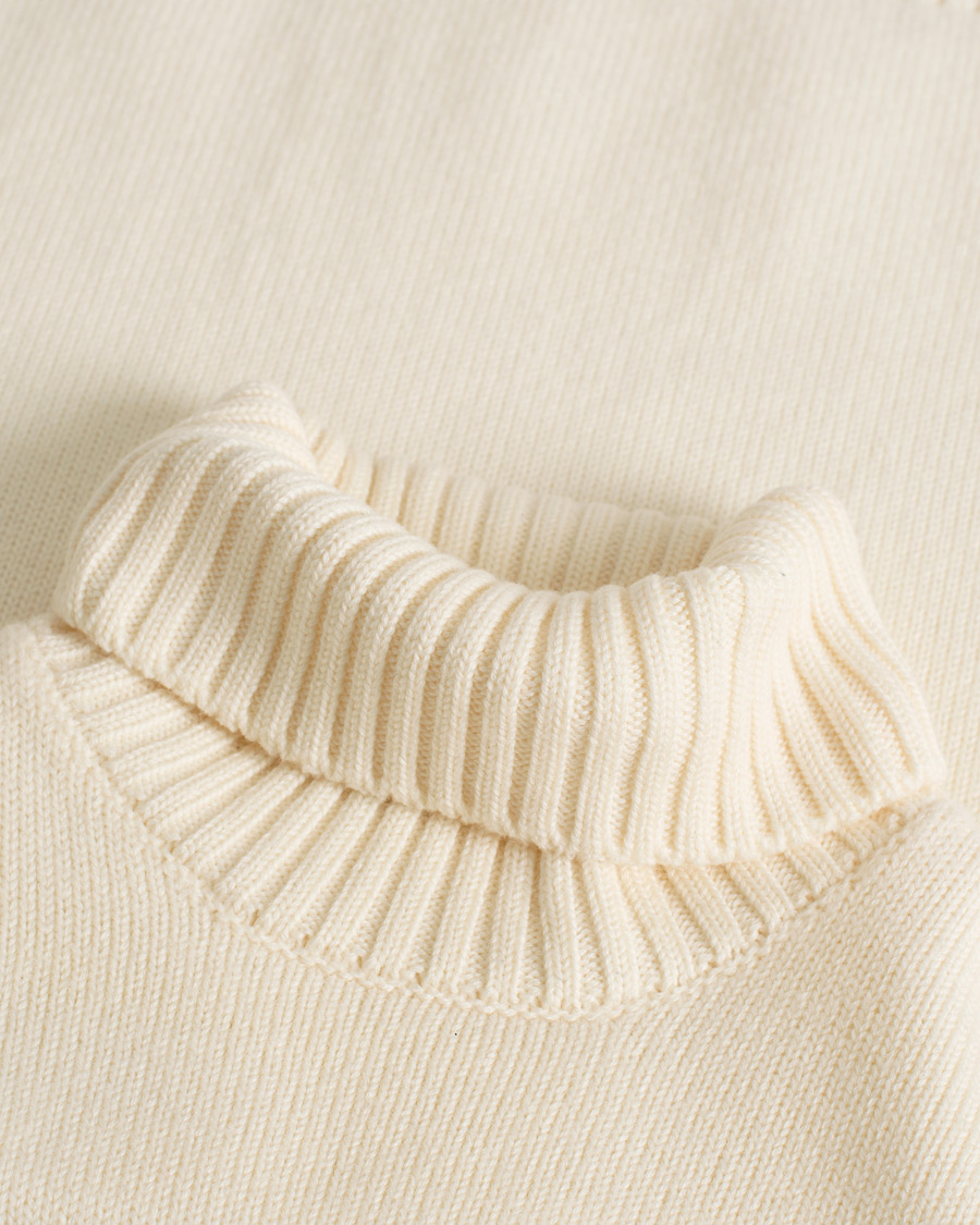 Herre | Zanone Virgin Merino Wool Rollneck Latte | Pre-owned | Zanone Virgin Merino Wool Rollneck Latte