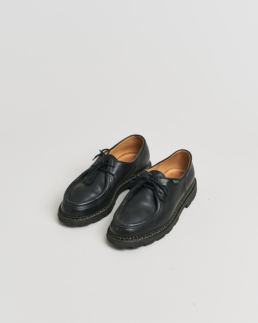 Herre | Pre-owned Randsydde sko | Pre-owned | Paraboot Michael Derby Black 43,5