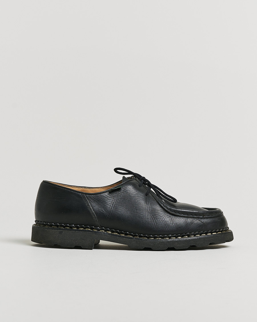 Herre | Pre-owned Randsydde sko | Pre-owned | Paraboot Michael Derby Black 43,5