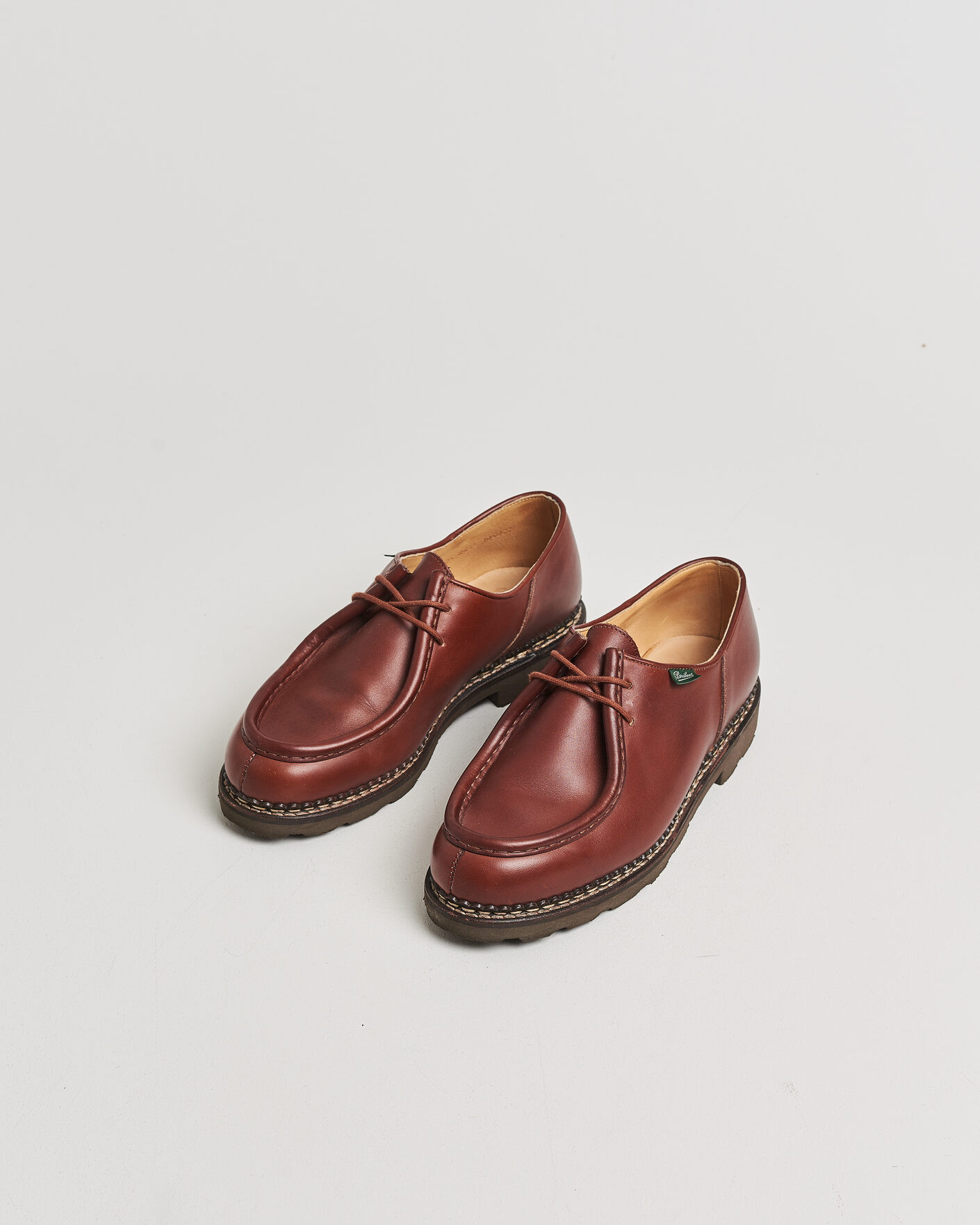 Herre | Pre-owned Randsydde sko | Pre-owned | Paraboot Michael Derby Marron 43,5