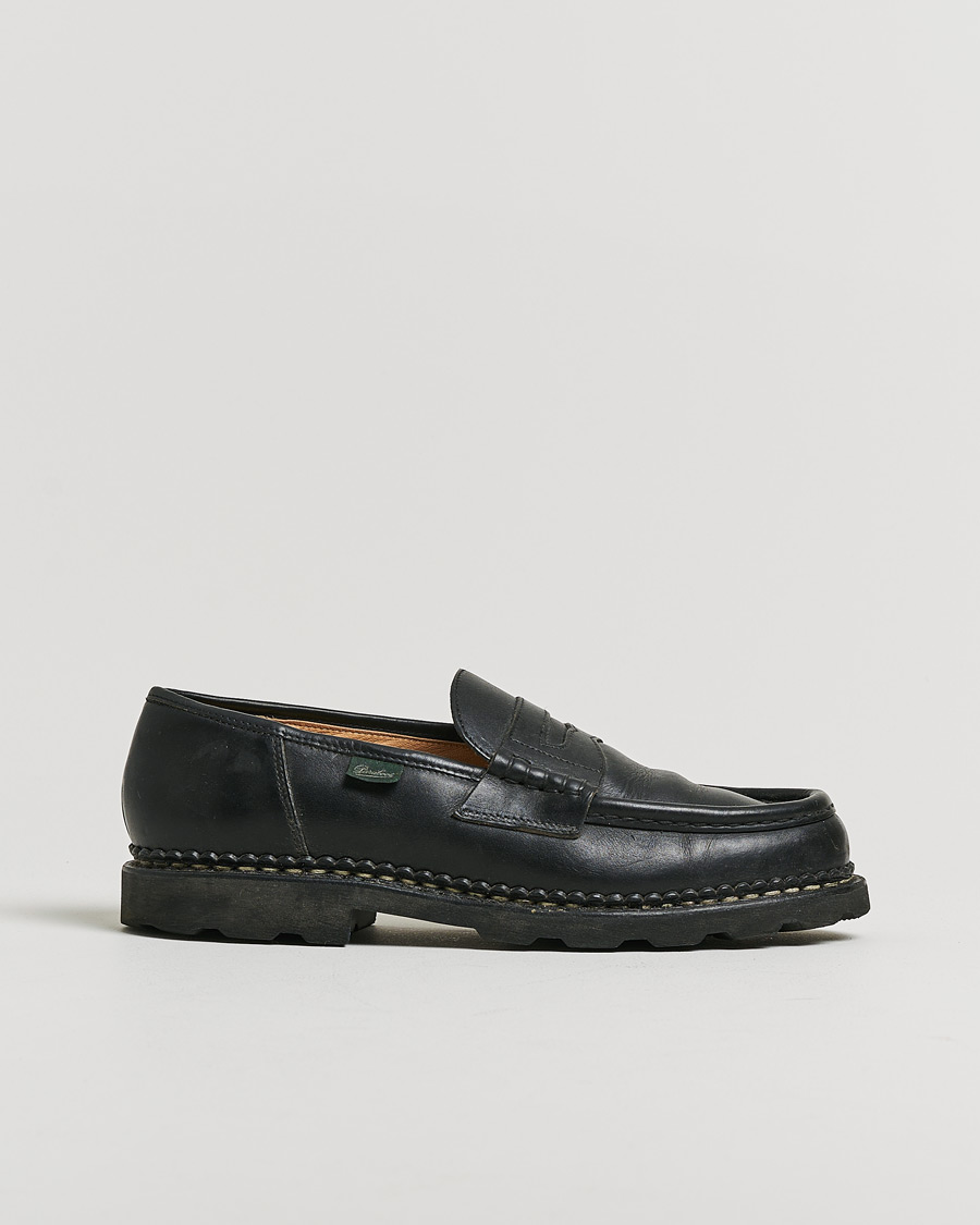 Herre | Pre-owned Randsydde sko | Pre-owned | Paraboot Reims Loafer Black UK9 - EU43