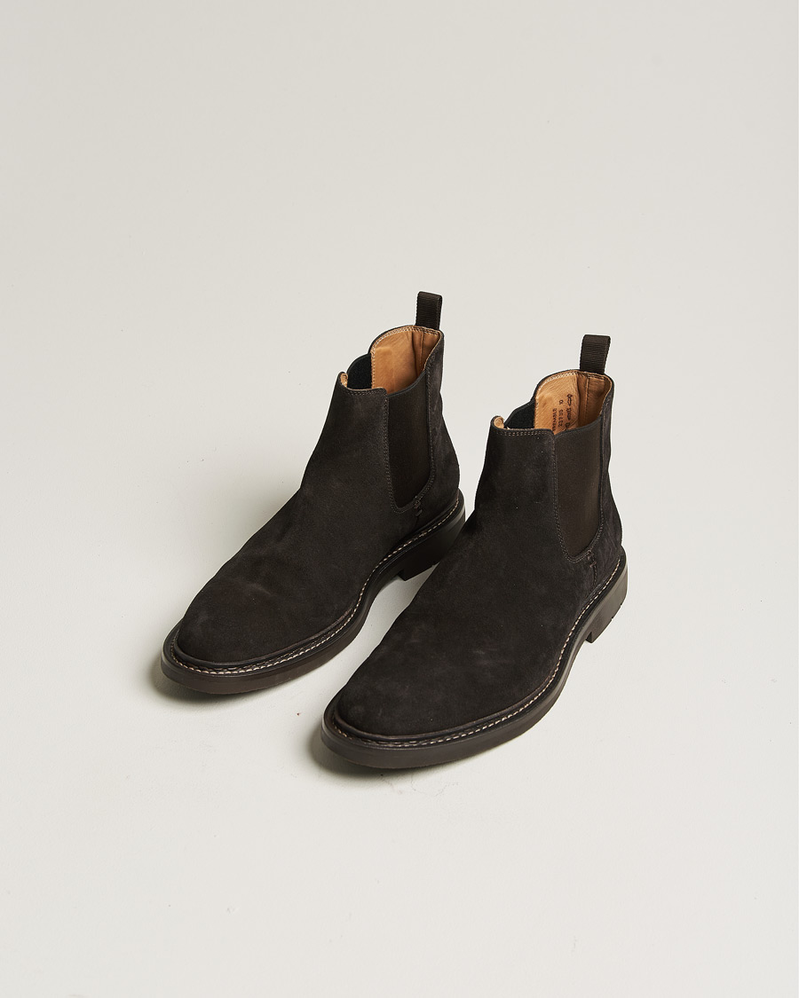 Herre | Heschung Tremble Hydrovelours Suede Boot Brown | Pre-owned | Heschung Tremble Hydrovelours Suede Boot Brown