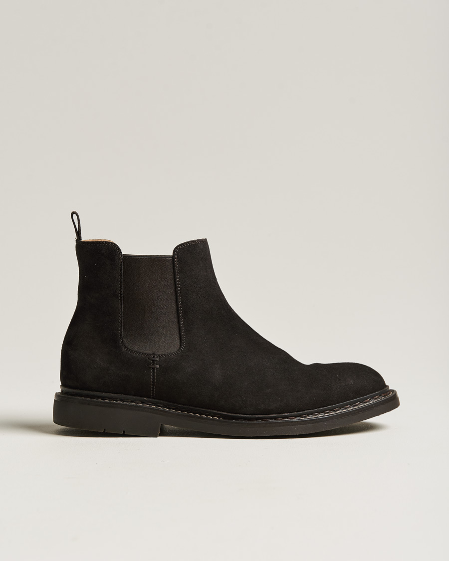 Herre | Heschung Tremble Hydrovelours Suede Boot Brown | Pre-owned | Heschung Tremble Hydrovelours Suede Boot Brown