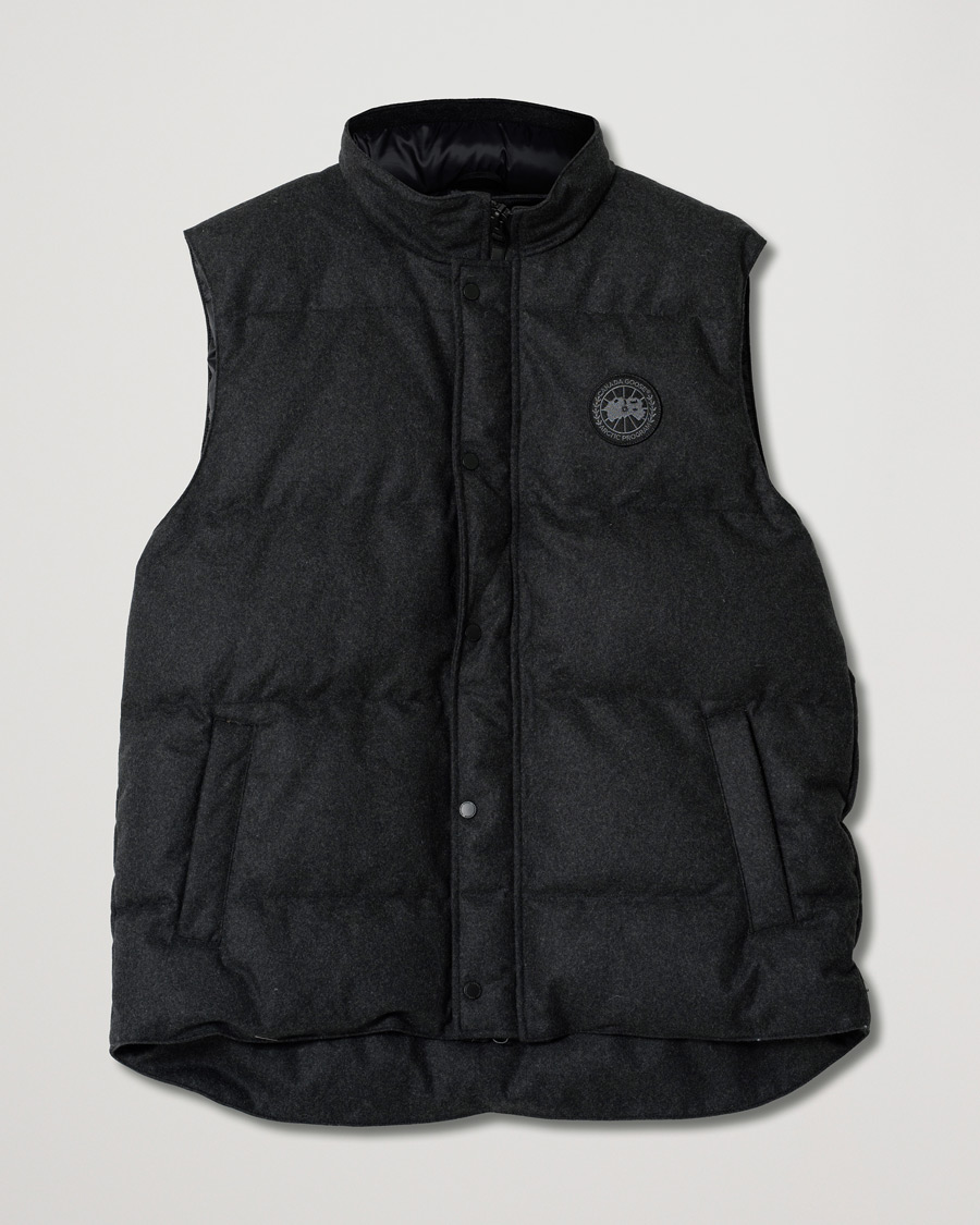 Herre | Jakker | Pre-owned | Canada Goose Garson Wool Vest Carbon Melange