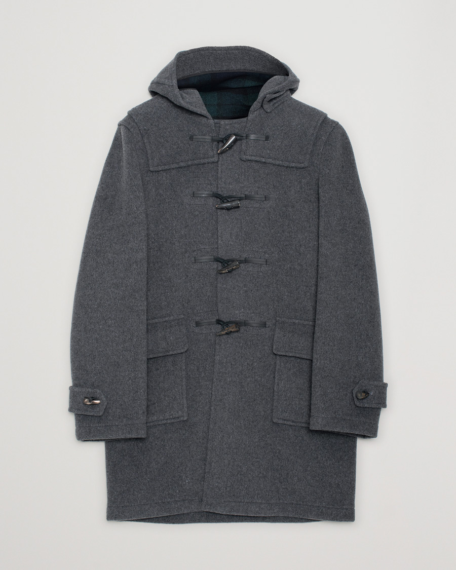 Herre | Jakker | Pre-owned | Gloverall Morris Duffle Coat Grey/Blackwatch