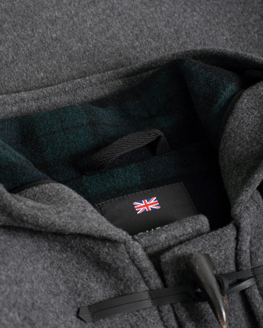 Herre | Jakker | Pre-owned | Gloverall Morris Duffle Coat Grey/Blackwatch