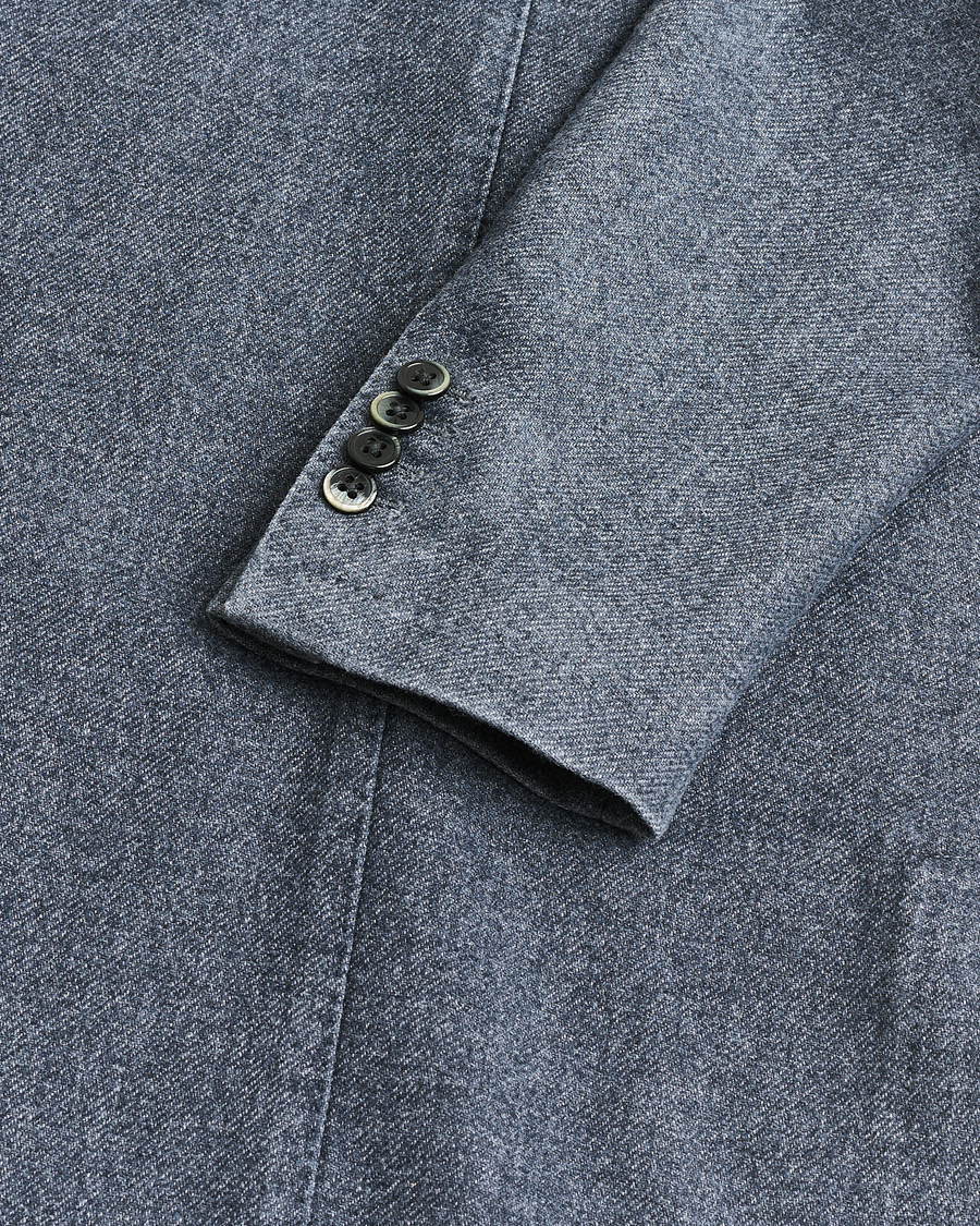 Herre | Pre-owned Dressjakker | Pre-owned | L.B.M. 1911 Wool Blazer Washed Blue 52