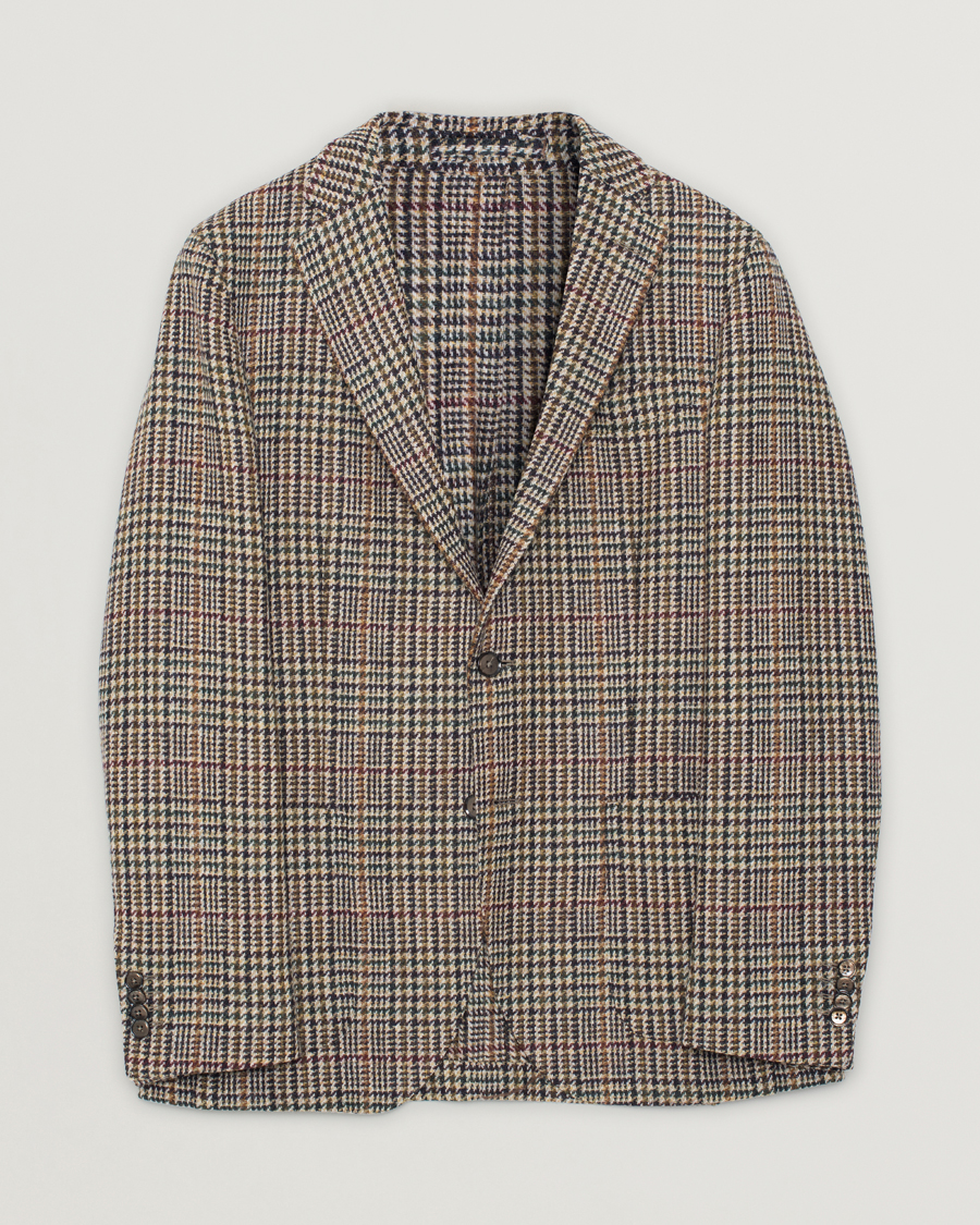 Herre | Dressjakker | Pre-owned | L.B.M. 1911 Jack Houndstooth Wool Blazer Multi