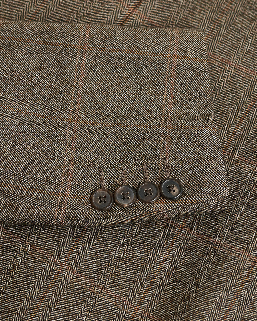 Herre | Pre-owned Dressjakker | Pre-owned | Gieves & Hawkes Cashmere Blend Blazer Brown 50