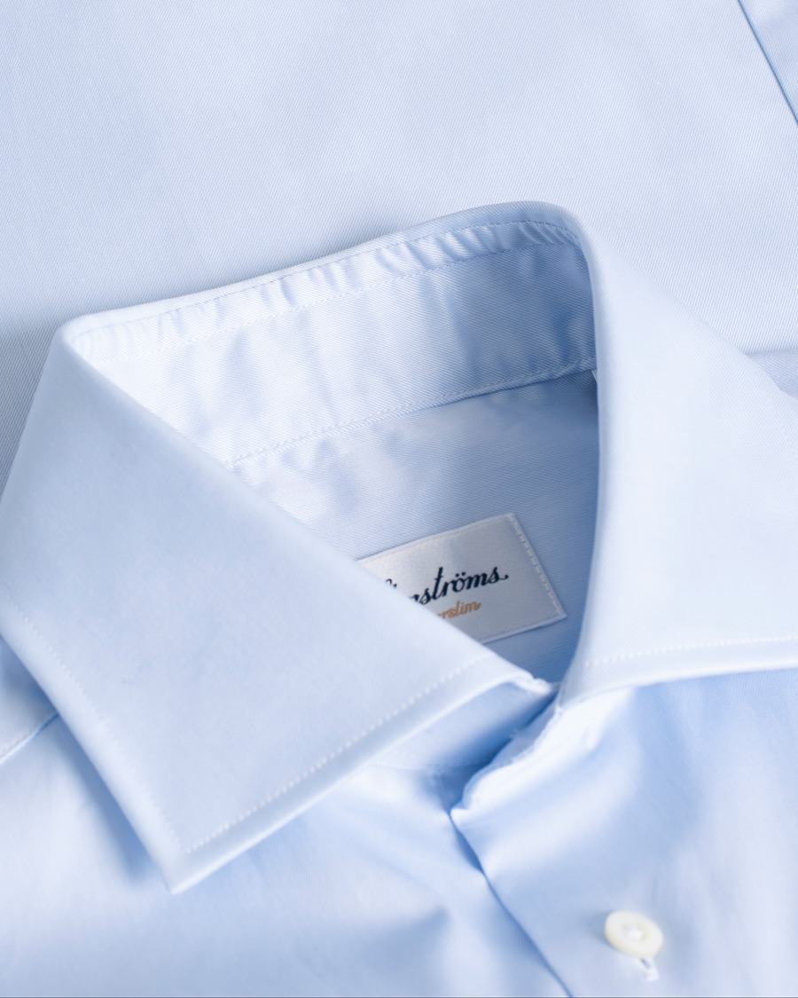 Herr | Pre-owned Skjortor | Pre-owned | Stenströms Superslim Plain Shirt Blue 36 - XS