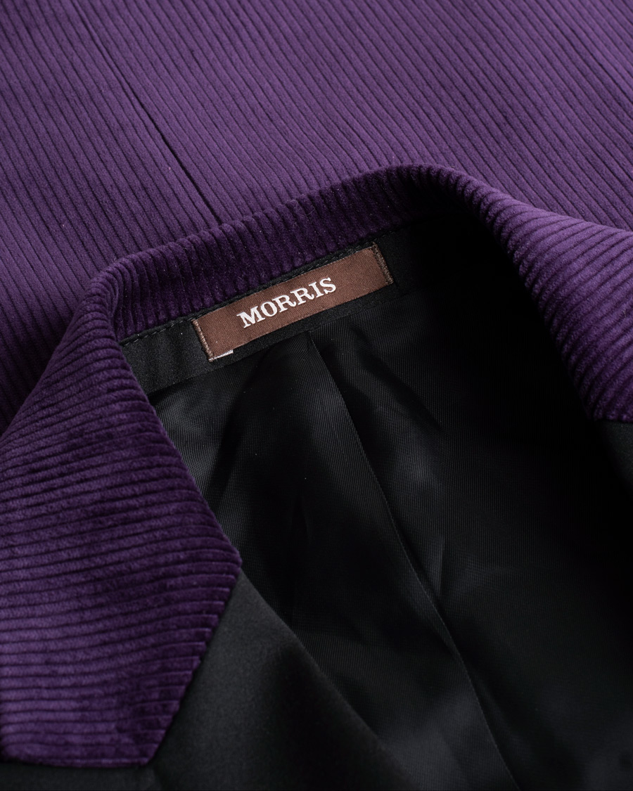 Herre | Morris Heritage Carl Corduroy Dinner Jacket Purple | Pre-owned | Morris Heritage Carl Corduroy Dinner Jacket Purple