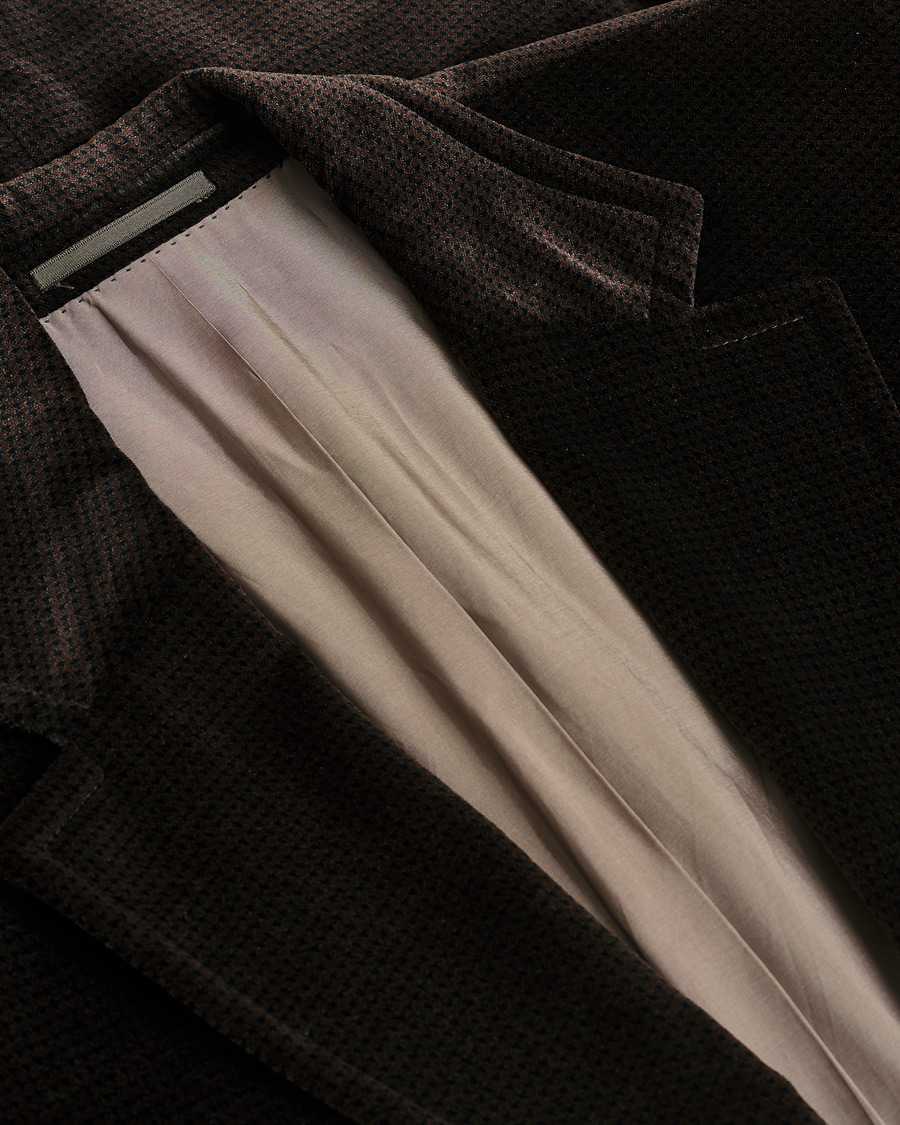Herre | Pre-owned Dressjakker | Pre-owned | BOSS Velvet Blazer Brown 50