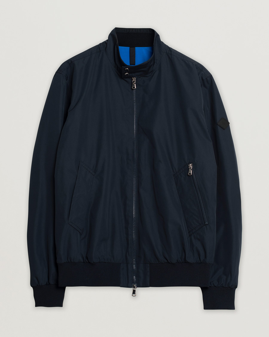 Herre | J.Lindeberg Derek Poly Harrington Jacket Navy | Pre-owned | J.Lindeberg Derek Poly Harrington Jacket Navy