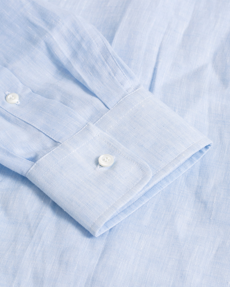 Herre | Skjorter | Pre-owned | Brunello Cucinelli Linen Shirt Blue M