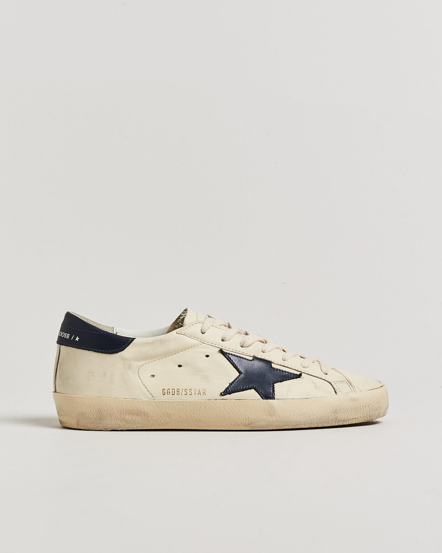 Herre | Pre-owned Sko | Pre-owned | Golden Goose Super-Star Sneakers Beige/Midnight 41