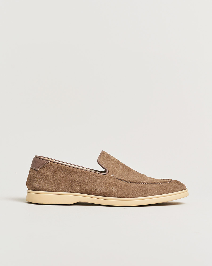 Herre | Pre-owned Sko | Pre-owned | CQP Debonair Suede Loafers Tabac 43