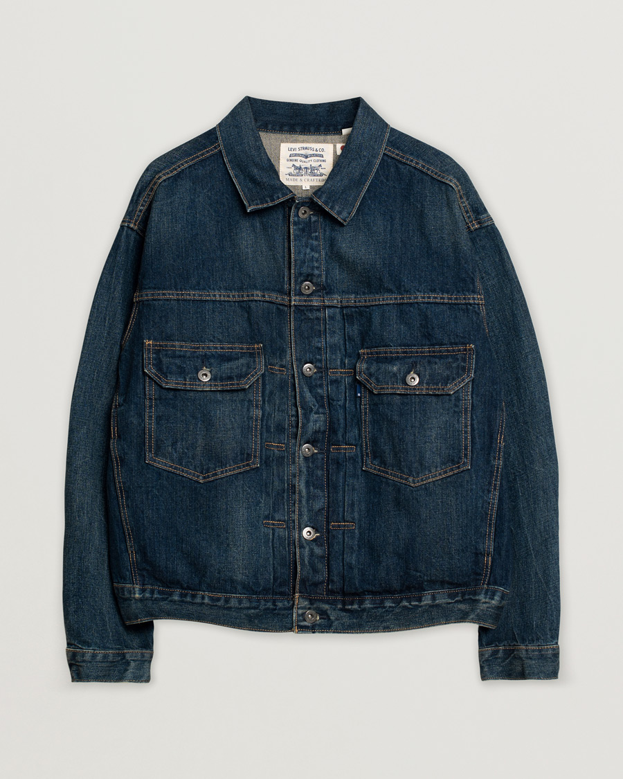 Herre | Jakker | Pre-owned | Levi's Oversized Denim Trucker Dark Rush