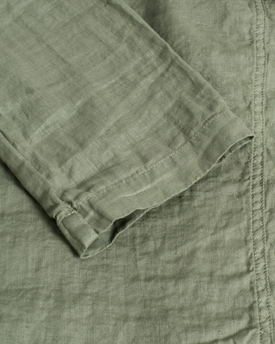 Herre | Pre-owned | Pre-owned | Aspesi Samuraki Linen Blazer Army Green