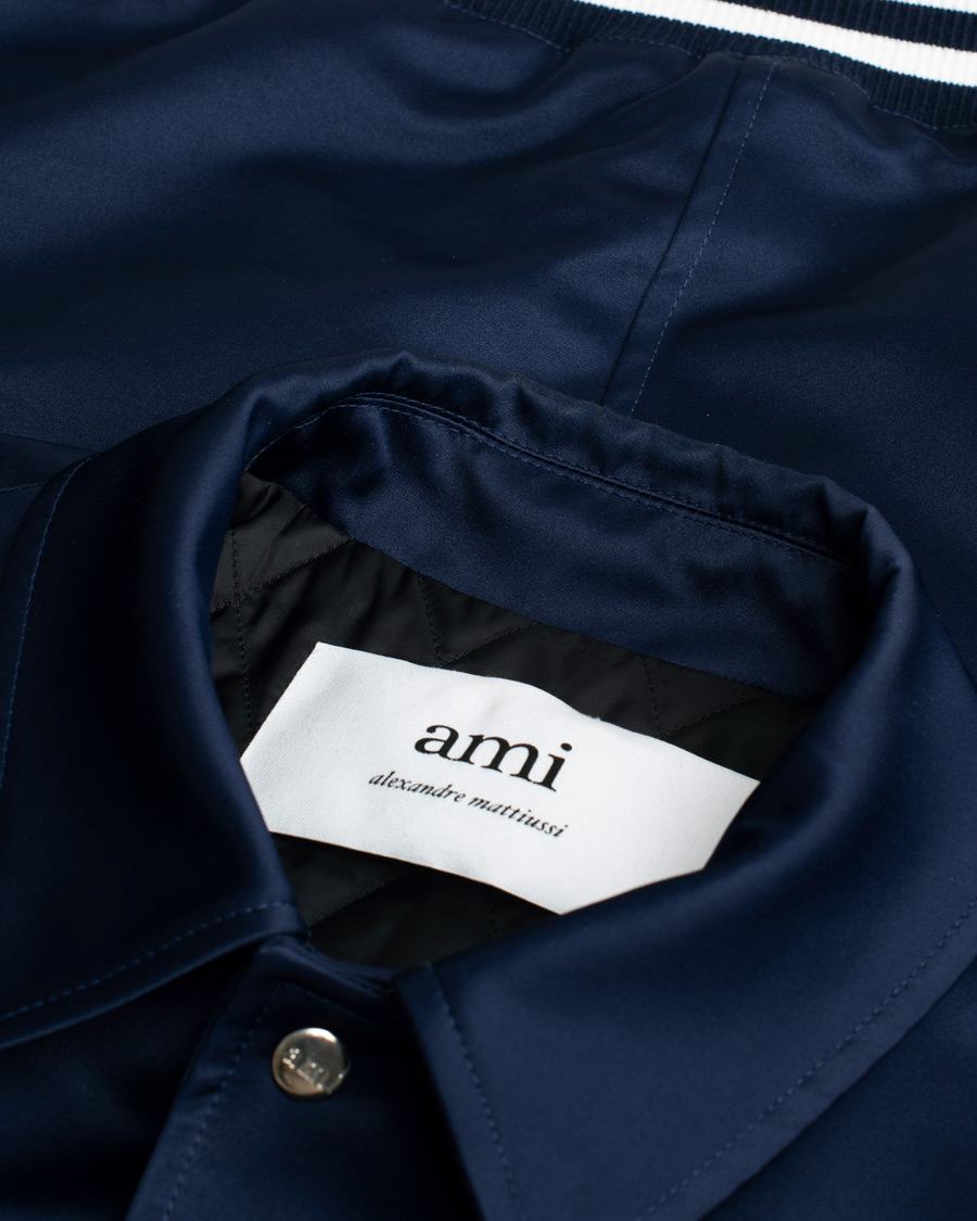 Herre | Jakker | Pre-owned | AMI Teddy Jacket Navy
