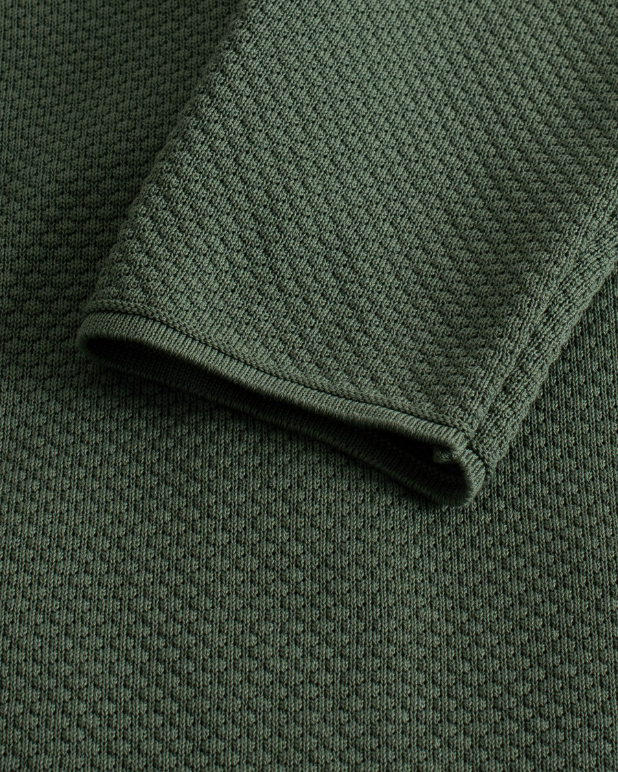 Herre | Lardini Knitted Structure Cotton Blazer Soft Green | Pre-owned | Lardini Knitted Structure Cotton Blazer Soft Green
