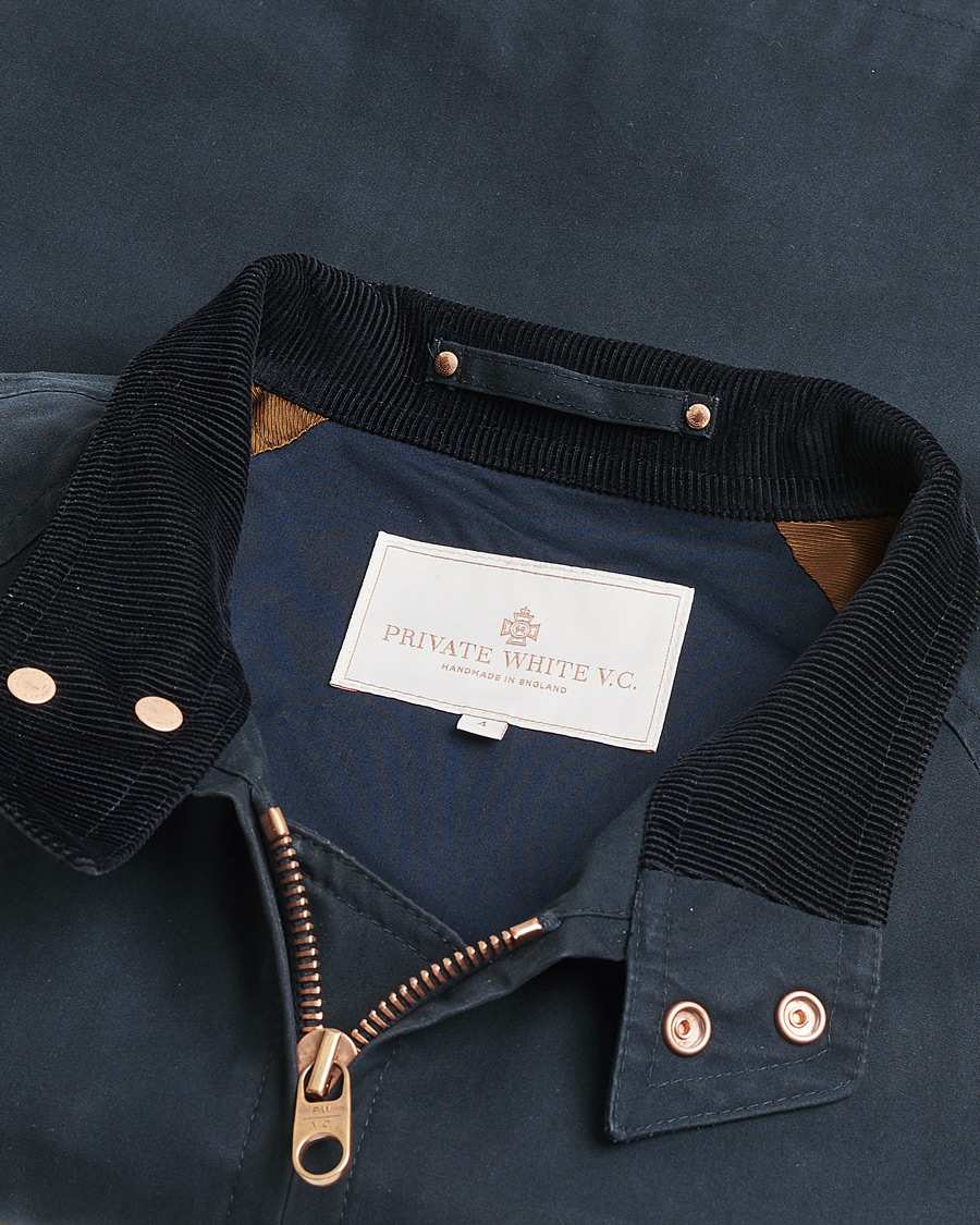 Herre | Pre-owned Jakker | Pre-owned | Private White V.C. Ventile Harrington Jacket 3.0 Midnight 4 - M