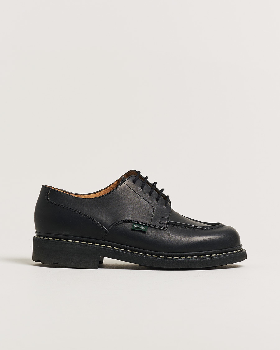 Herre | Pre-owned Randsydde sko | Pre-owned | Paraboot Chambord Derby Black UK7,5 - EU41,5