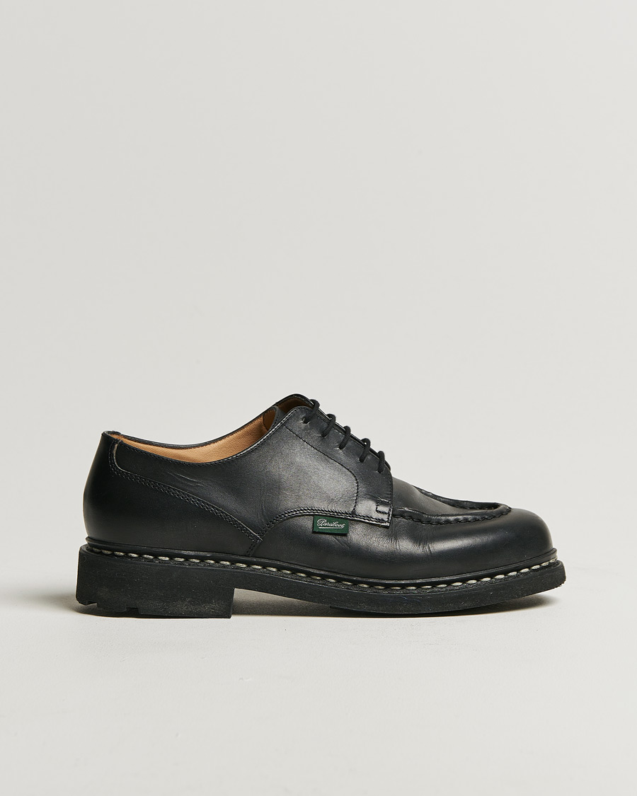 Herre | Paraboot Chambord Derby Black | Pre-owned | Paraboot Chambord Derby Black