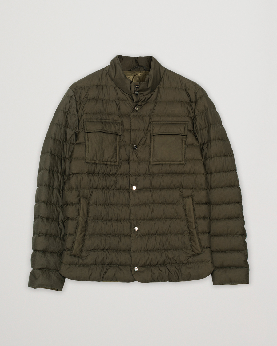 Herre | Jakker | Pre-owned | Herno Nylon Jacket Dark Olive 48