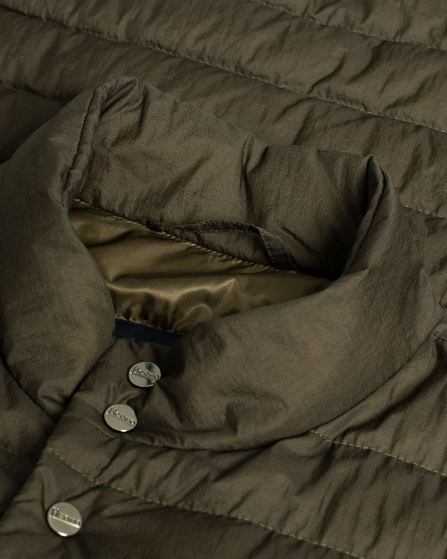 Herre | Jakker | Pre-owned | Herno Nylon Jacket Dark Olive 48
