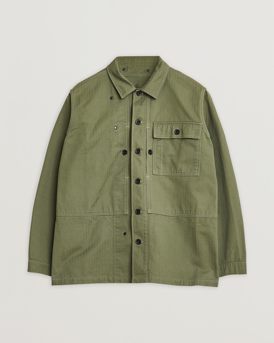 Herre | The Real McCoy's P-44 Utility Coat Sage Green UK36 - EU46 | Pre-owned | The Real McCoy's P-44 Utility Coat Sage Green UK36 - EU46