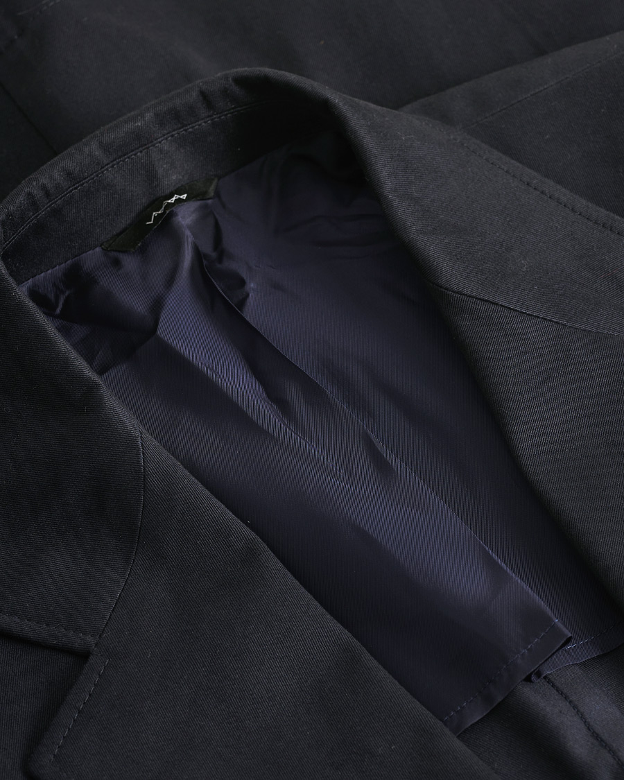 Herre | Pre-owned Dressjakker | Pre-owned | Berg&Berg Cotton Blazer Navy 48