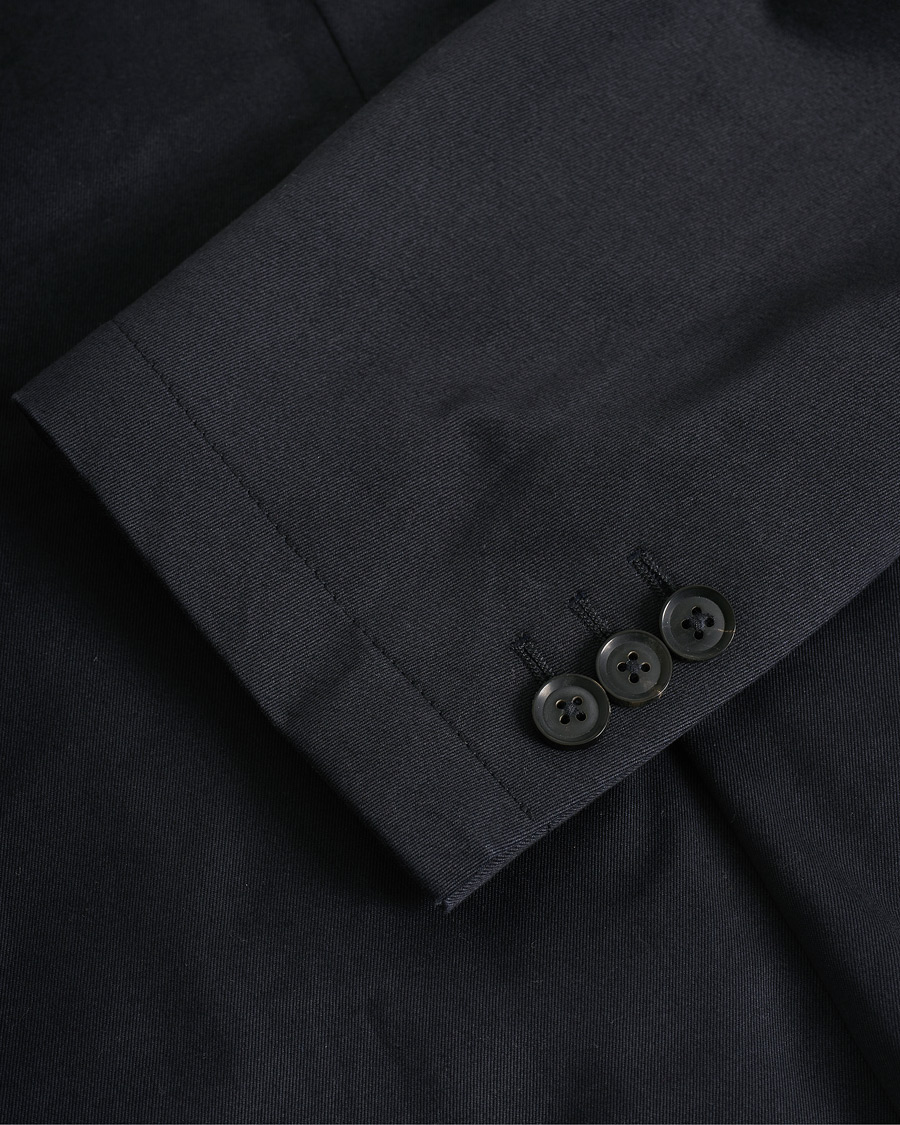 Herre | Pre-owned Dressjakker | Pre-owned | Berg&Berg Cotton Blazer Navy 48