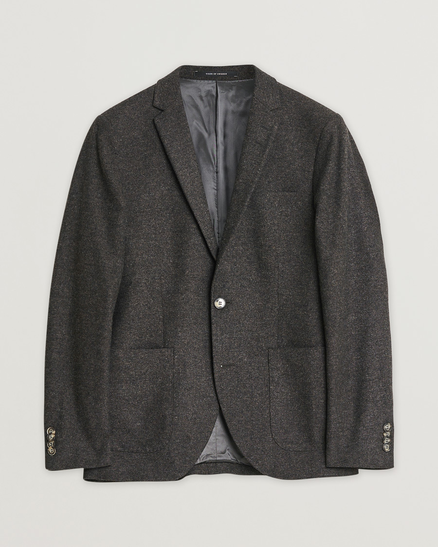 Herre | Pre-owned Dressjakker | Pre-owned | Tiger of Sweden Wool Flannel Blazer Brown 46