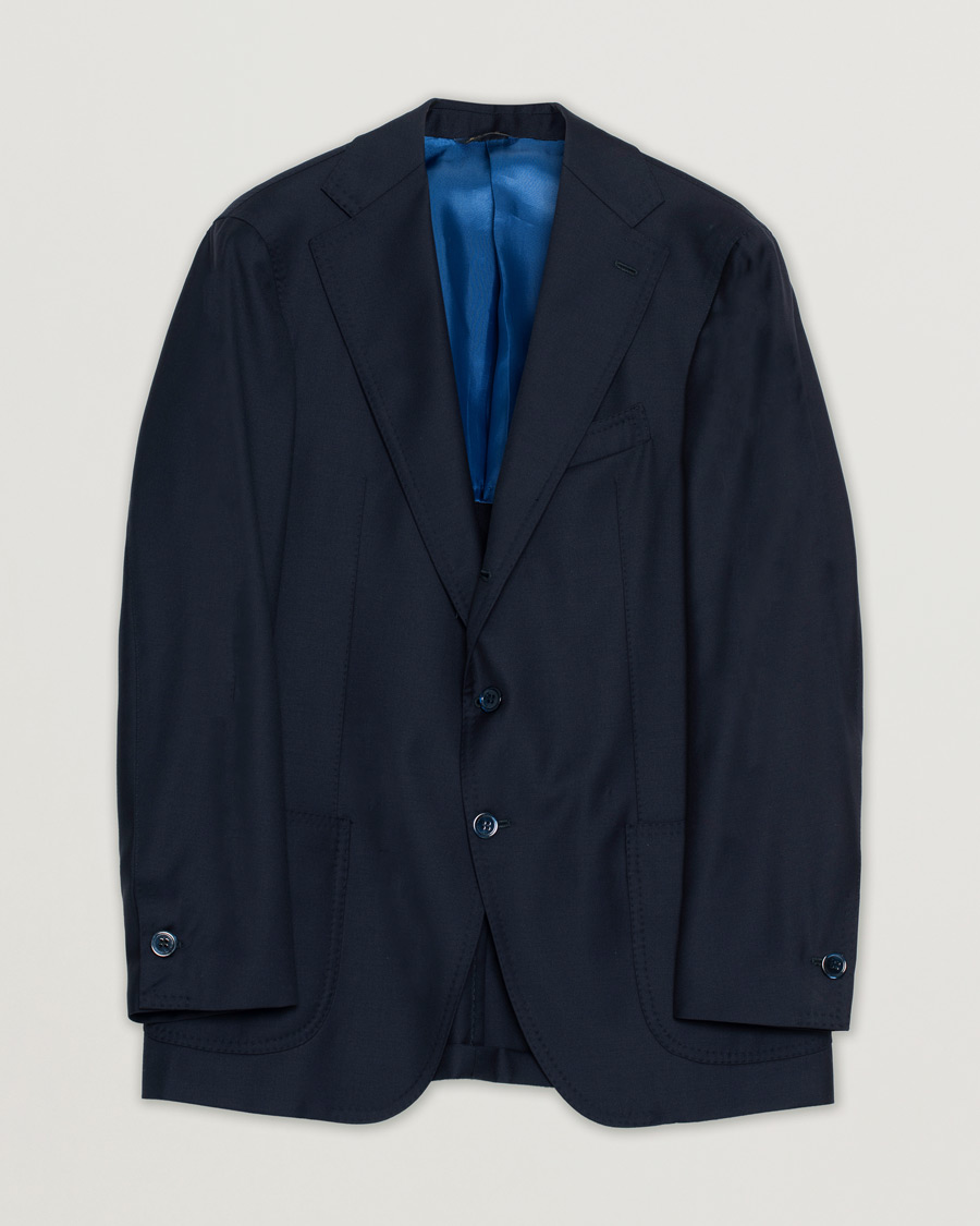 Herre | Pre-owned Dressjakker | Pre-owned | Gabo Napoli Navy Wool Blazer 52
