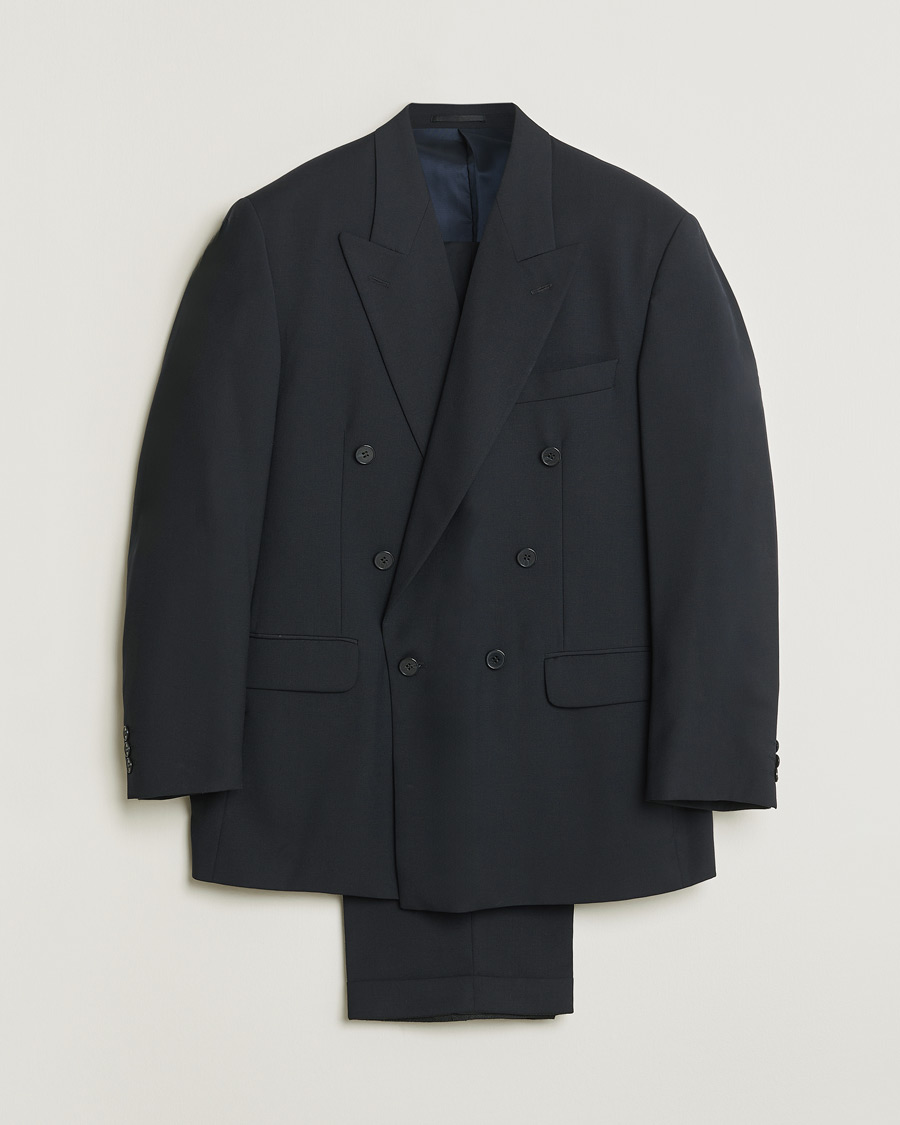 Herre | Pre-owned Dresser | Pre-owned | Oscar Jacobson Vintage Wool Suit Navy 50