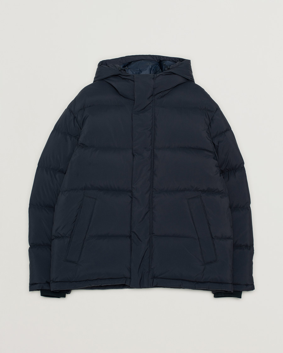 Herre | NN07 Matthew Padded Down Jacket Navy Blue | Pre-owned | NN07 Matthew Padded Down Jacket Navy Blue