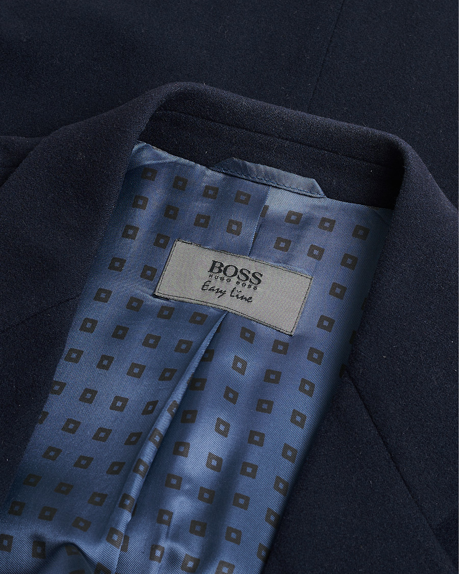 Herre | Pre-owned Dressjakker | Pre-owned | BOSS Vintage Cashmere Blend Blazer Navy 48