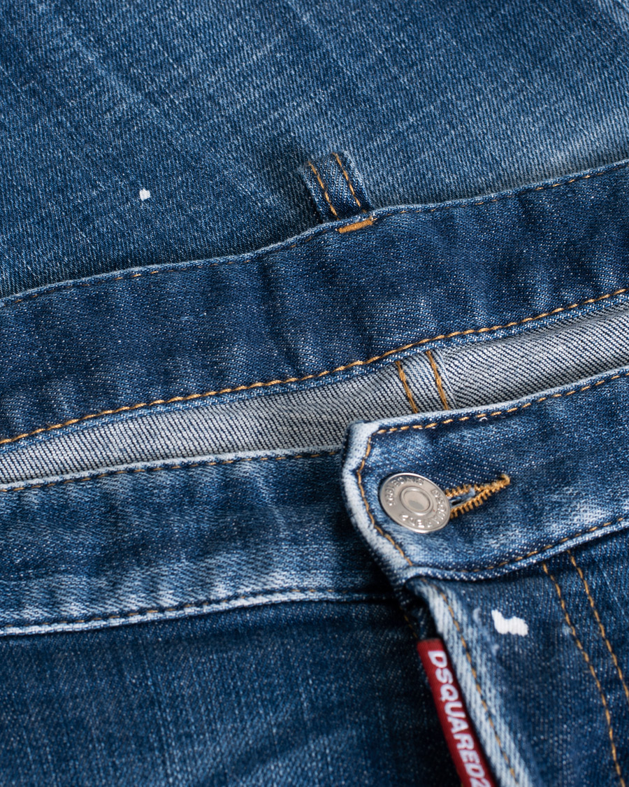 Herre | Dsquared2 Skater Jeans Light Blue Wash | Pre-owned | Dsquared2 Skater Jeans Light Blue Wash