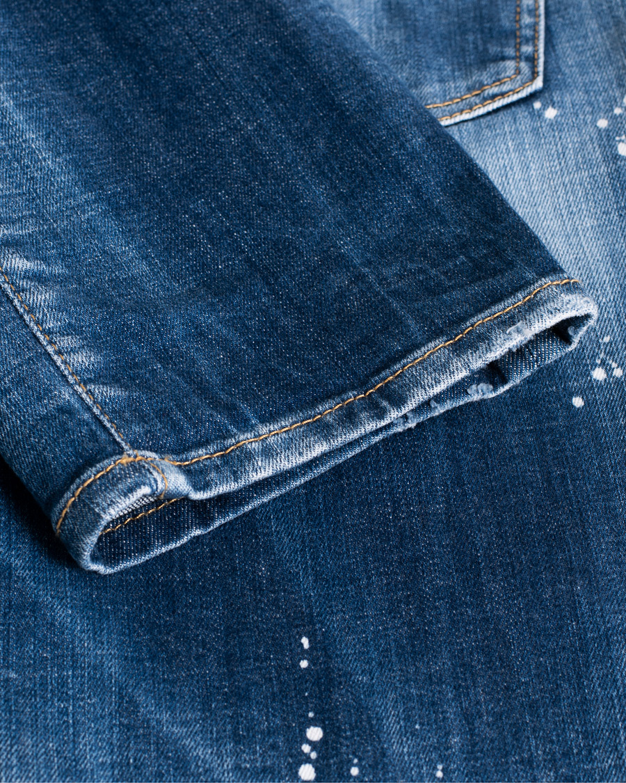 Herre | Dsquared2 Skater Jeans Light Blue Wash | Pre-owned | Dsquared2 Skater Jeans Light Blue Wash