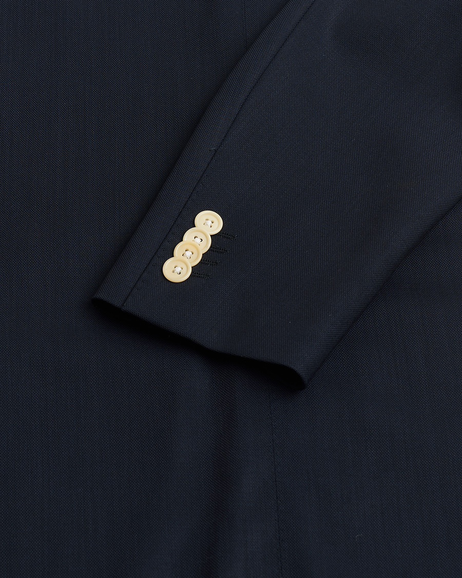 Herre | Pre-owned Dressjakker | Pre-owned | Corneliani Wool Hopsack Blazer Navy 48