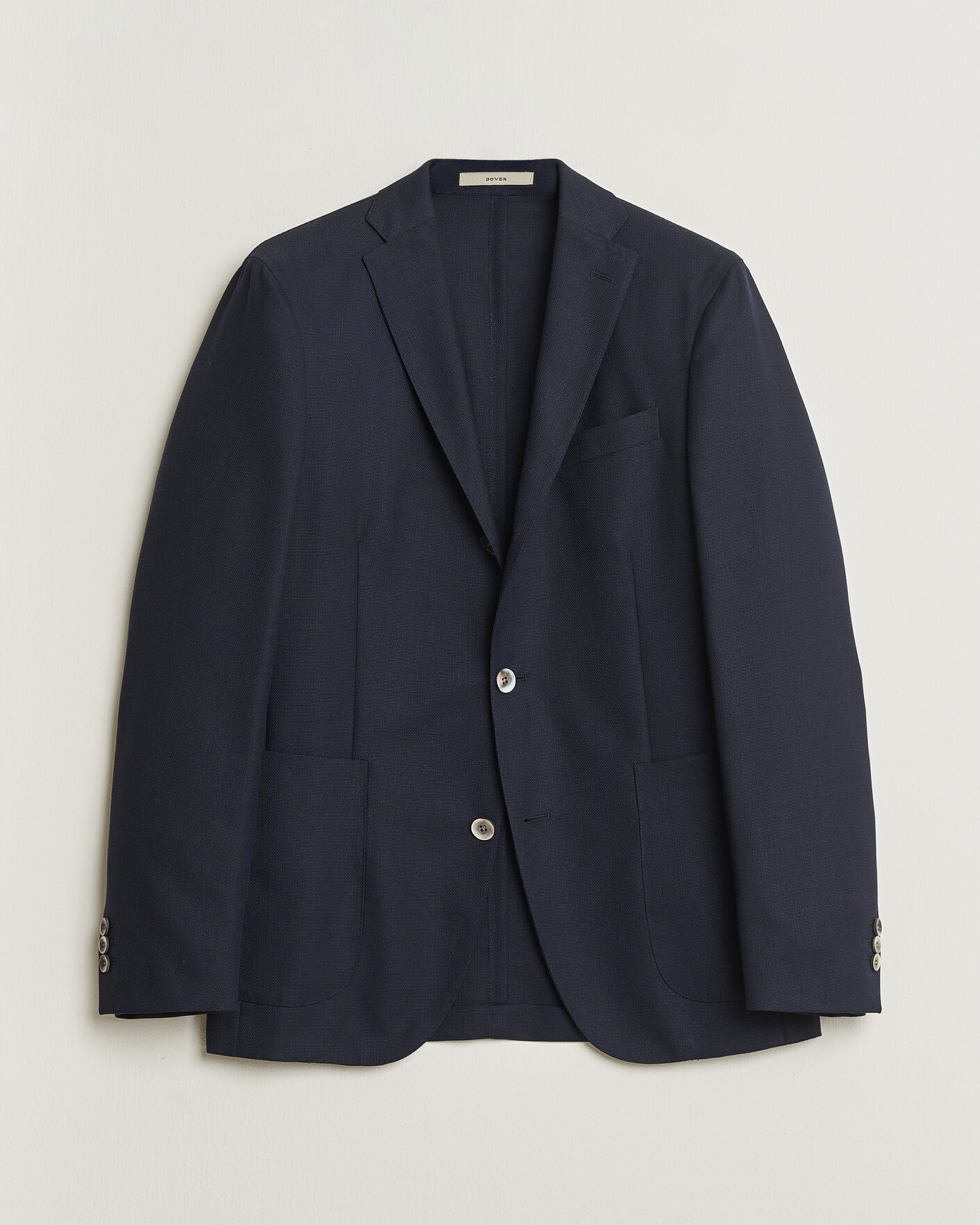 Herre | Pre-owned Dressjakker | Pre-owned | Boglioli Dover Wool Hopsack Blazer Navy 48