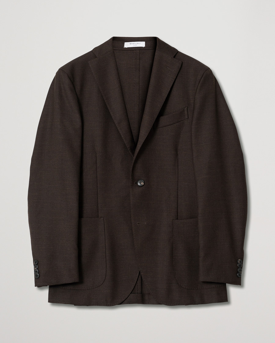 Herre | Dressjakker | Pre-owned | Boglioli K Jacket Wool Mohair Blazer Brown 46